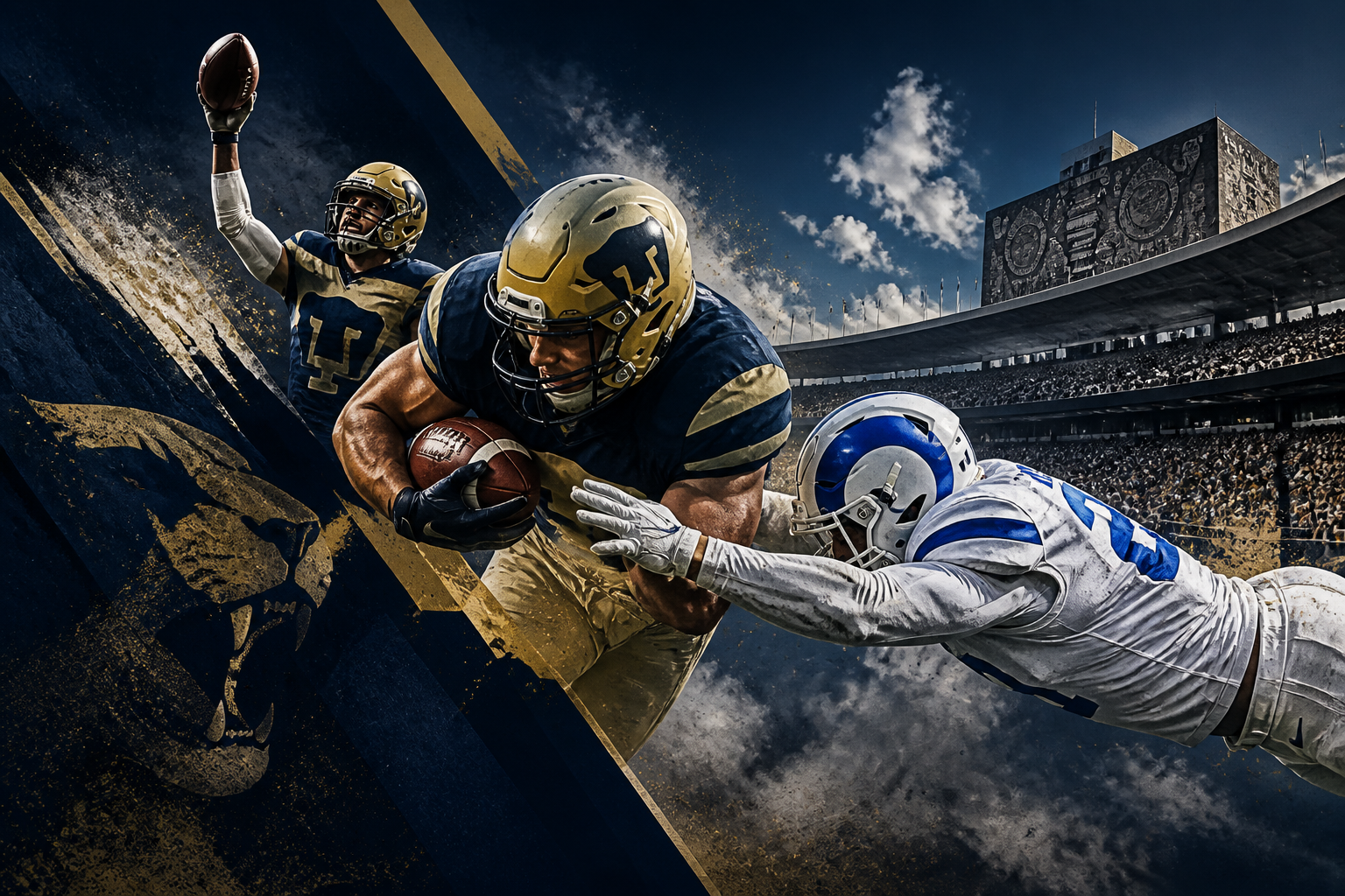 Pumas CU withstands Borregos CEM to win 34–28