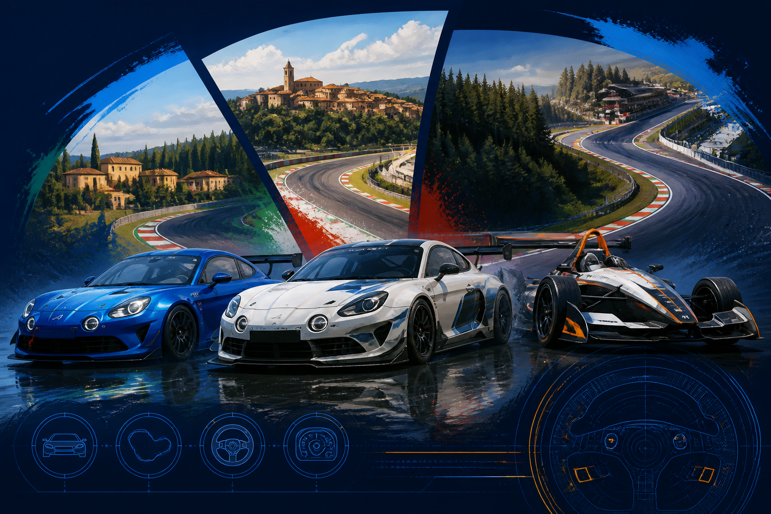 RaceRoom Q1 2026 Update Adds Three Cars, Two Italian Circuits and a Rebuilt Spa-Francorchamps