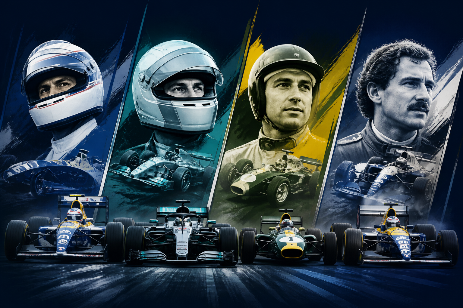 The most successful driver-team pairings in F1