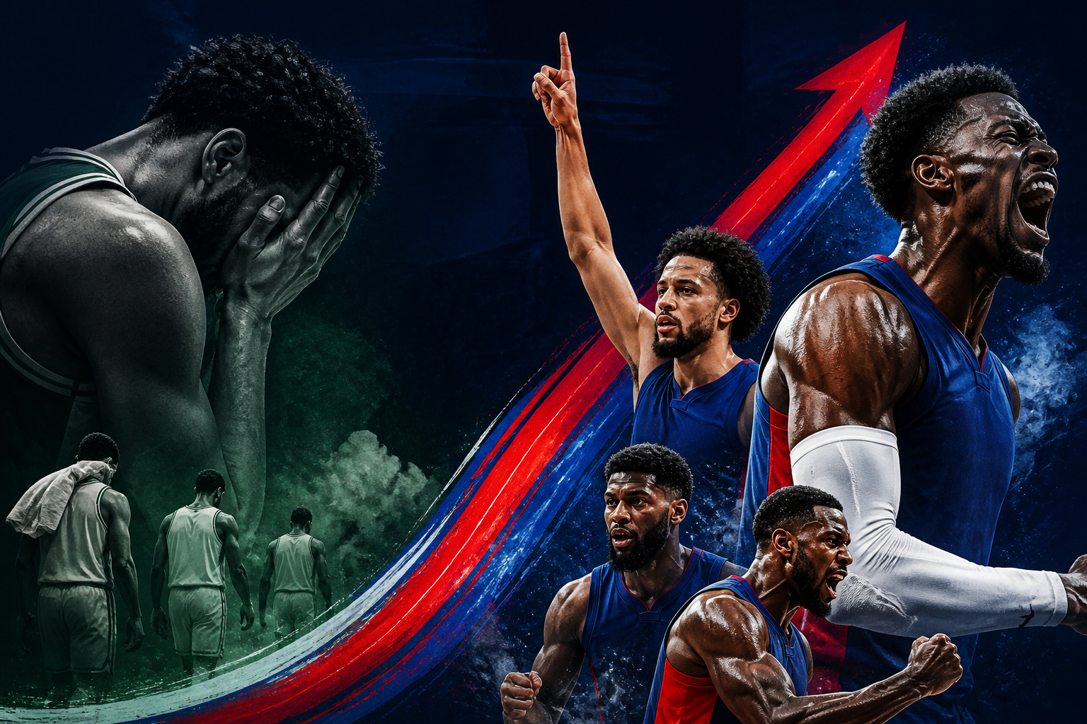 I Pistons rimontano 22 punti e battono i Celtics