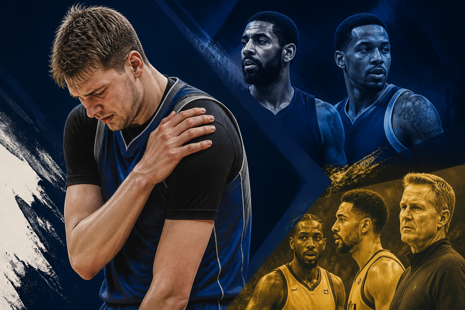 Flagg exits Mavericks’ win with left shoulder injury